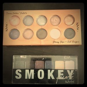 NYX eyeshadow palettes